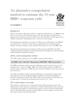 An alternative extrapolation method to estimate the 10