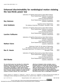 Enhanced discriminability for nonbiological motion violating the two