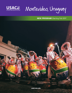 NEW! 2017-2018 Uruguay Program
