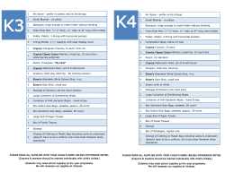 2016-17 School Supply List