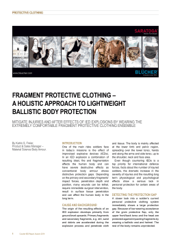 fragment protective clothing