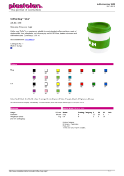 Coffee Mug "ToGo"