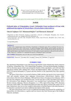 Article - Biotaxa