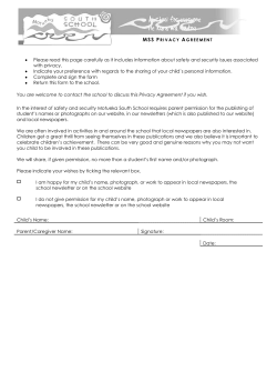 Please read this page carefully as it includes information about