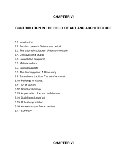 chapter vi contribution in the field of art and