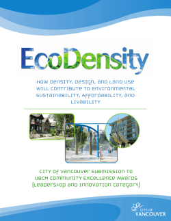 EcoDensity - CivicInfo BC