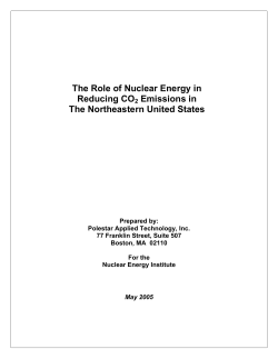 Nuclear Energy Institute - Regional Greenhouse Gas Initiative