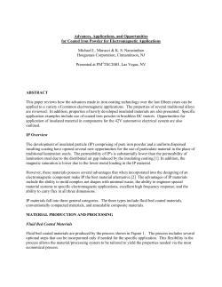 Advances, Applications, and Opportunities for Coated Iron