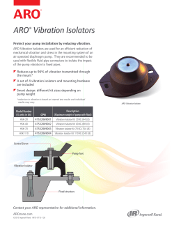 ARO&reg; Vibration Isolators