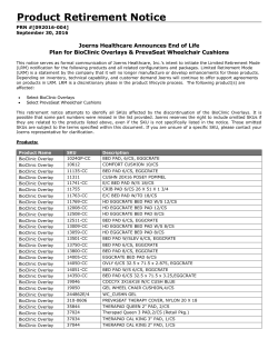Product Retirement Notice