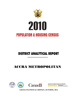 accra metropolitan - Ghana Statistical Service