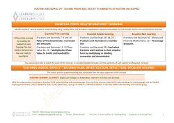 essential prior, related and next learning teaching videos, explicit