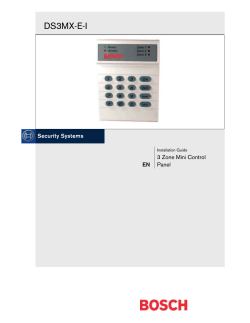 DS3MX-EI - Bosch Security Systems