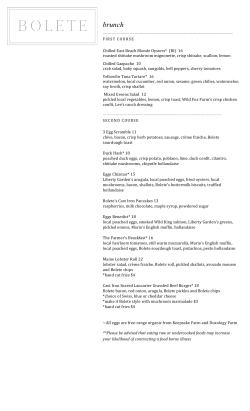 brunch - Bolete