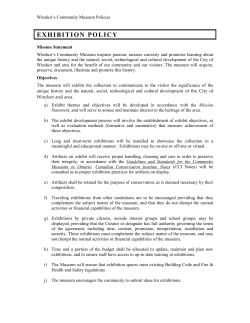 exhibition policy