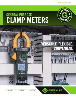 MA6112 Clamp Meters - General Purpose brochure.indd
