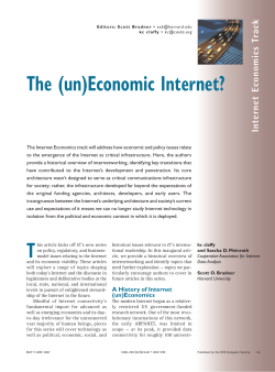 (un)Economic Internet?