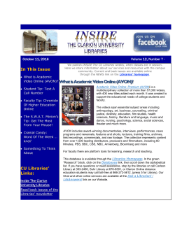 October 11, 2016, Volume 12, Number 7