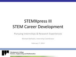 STEMXpress III - Montgomery College