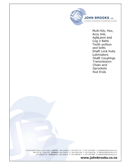 jb catalogue2010 - John Brooks Ltd.