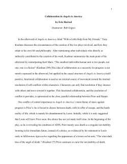 for Collaboration in Angels in America