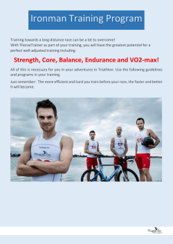 Strength, Core, Balance, Endurance and VO2-max!