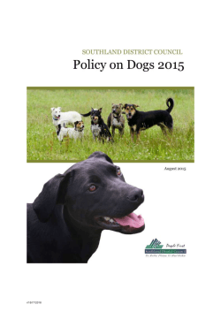 r/15/7/12018 - Southland District Council