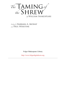 The Taming of the Shrew