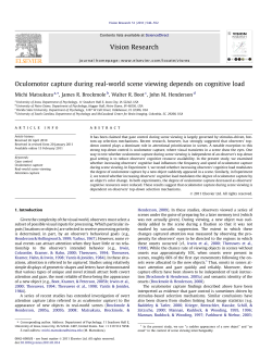 Oculomotor capture during real-world scene viewing depends on