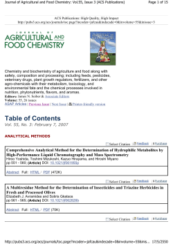 Table of Contents