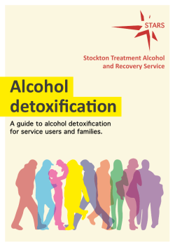 Alcohol detoxification