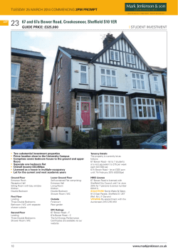 23 67 and 67a Bower Road, Crookesmoor, Sheffield S10 1ER