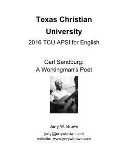 BRN11 Carl Sandburg
