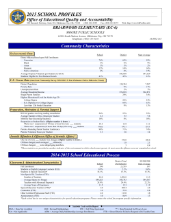 BRIARWOOD ELEMENTARY - Oklahoma School Report Cards