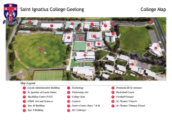 to a PDF College Map. - Saint Ignatius College Geelong
