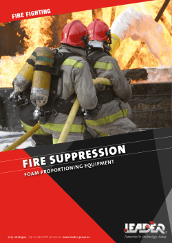 fire suppression - Leader North America
