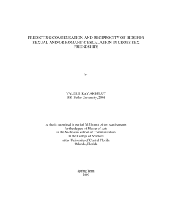 predicting compensation and reciprocity of bids for sexual and/or