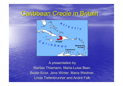 Caribbean Creole in Britain