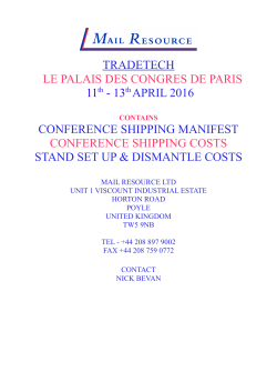 TRADETECH LE PALAIS DES CONGRES DE PARIS 11th