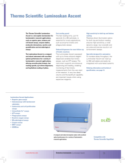 Luminoskan Ascent - Thermo Fisher Scientific