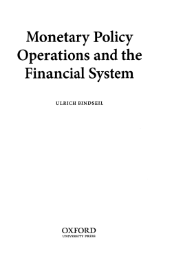 Monetary Policy Operations and the Financial System