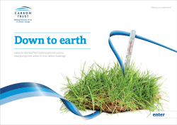 Down to earth - Carbon Trust