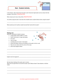 Rain - Student Activity File