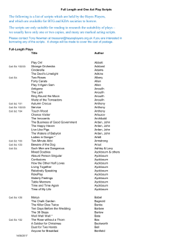 Here - Kent Drama Association