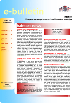 Issue 13 - habitact