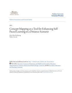 Concept Mapping as a Tool for Enhancing Self