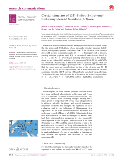 Crystal structure of (3E)-5-nitro-3