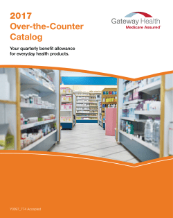 Over-the-Counter Catalog