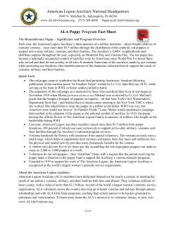 Poppy Fact Sheet - American Legion Auxiliary