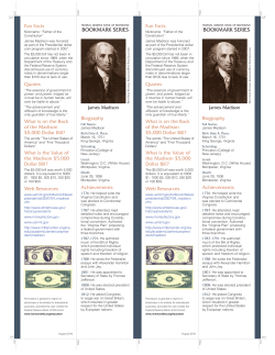 James Madison - Federal Reserve Bank of Richmond